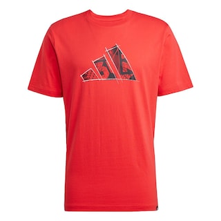 Foto 1 | M Photo Logo T Adidas Rojo Hombre
