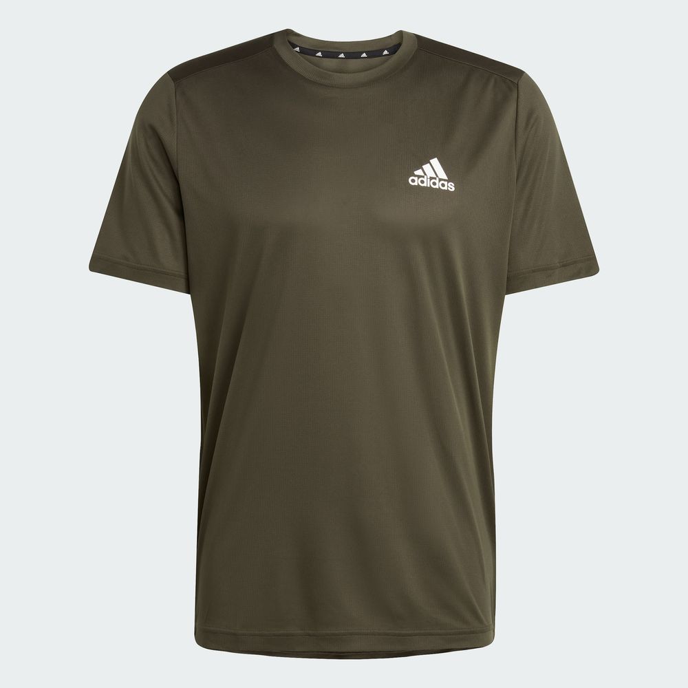 Foto 4 pulgar | Playera Aeroready Designed To Move Sport Adidas Verde para Hombre
