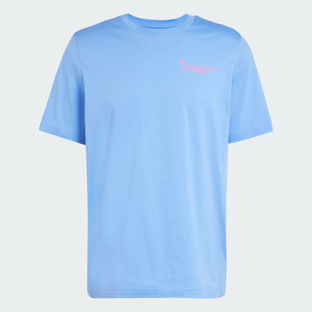 Foto 3 | Playera F50 Hstry G T Adidas Azul para Hombre
