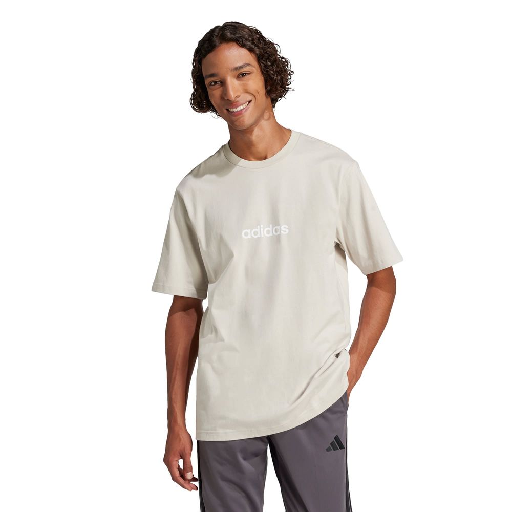 Foto 2 | M Lin Sj T Adidas Gris Hombre