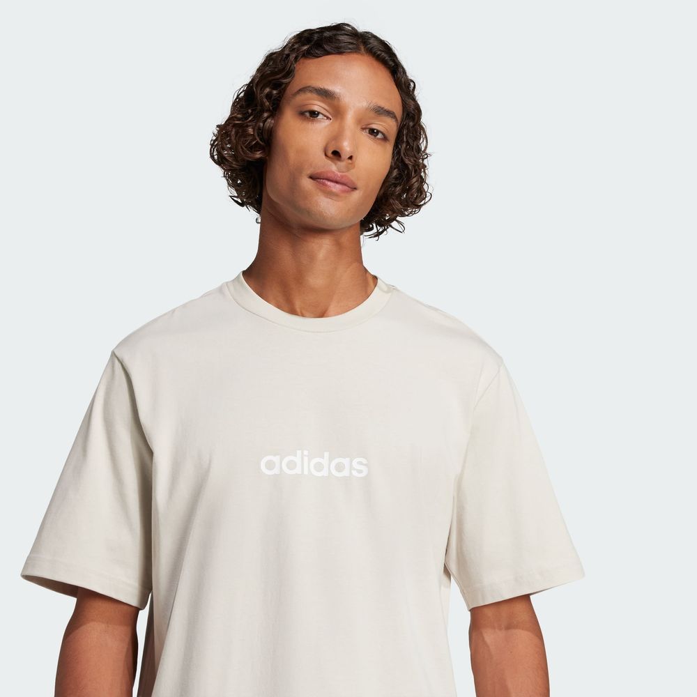 Foto 6 | M Lin Sj T Adidas Gris Hombre