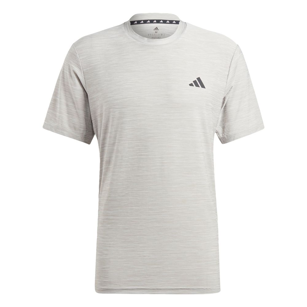 Playera De Entrenamiento Train Essentials Elástica Adidas Gris Hombre