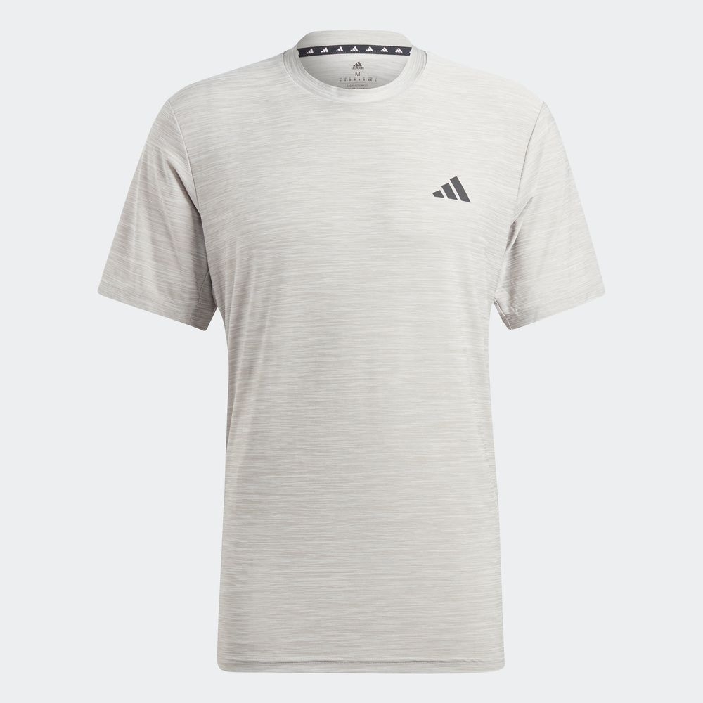 Foto 3 pulgar | Playera De Entrenamiento Train Essentials Elástica Adidas Gris Hombre