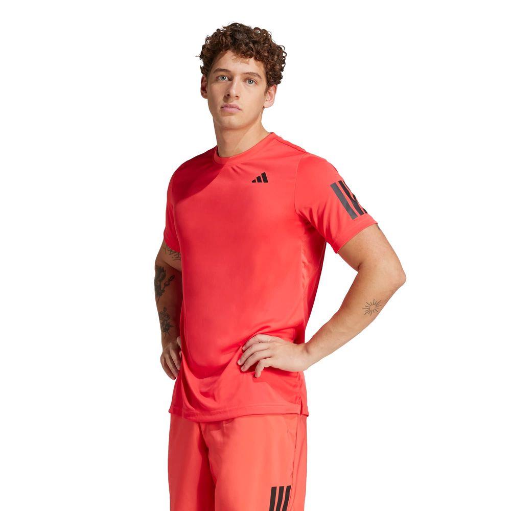 Foto 3 pulgar | Club 3str Tee Adidas Rojo Hombre
