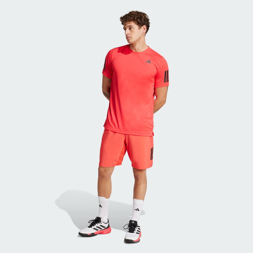Foto 6 pulgar | Club 3str Tee Adidas Rojo Hombre