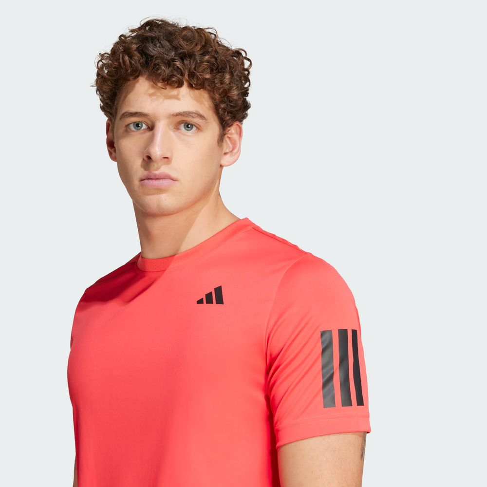 Foto 6 | Club 3str Tee Adidas Rojo Hombre
