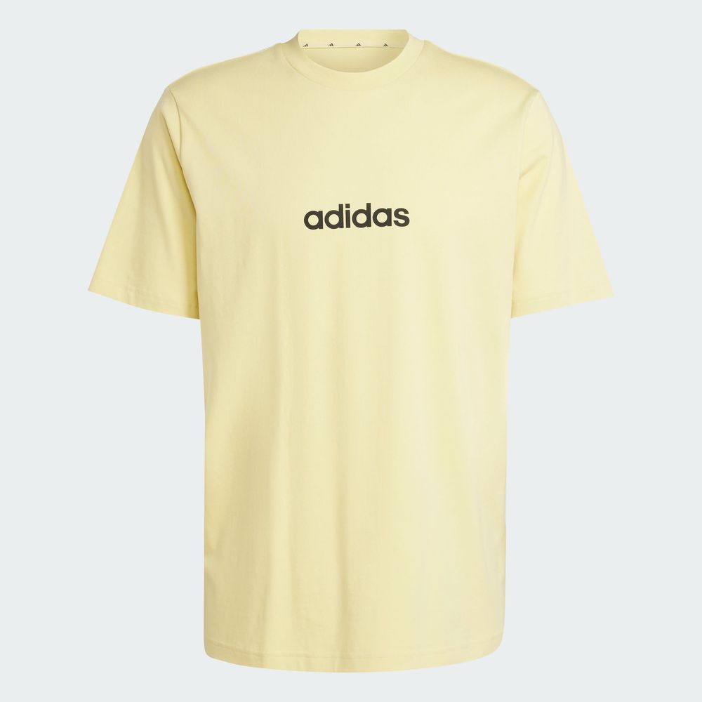 Foto 4 pulgar | M Lin Sj T Adidas Amarillo Hombre