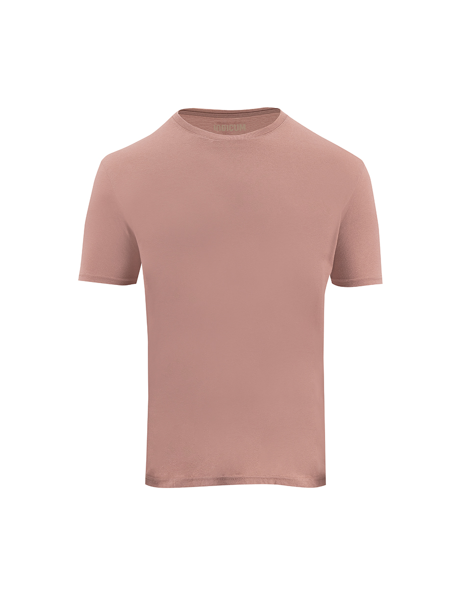 Foto 5 pulgar | Set De 2 Playeras Básicas Indicum Denim Rosa, Verde Hombre