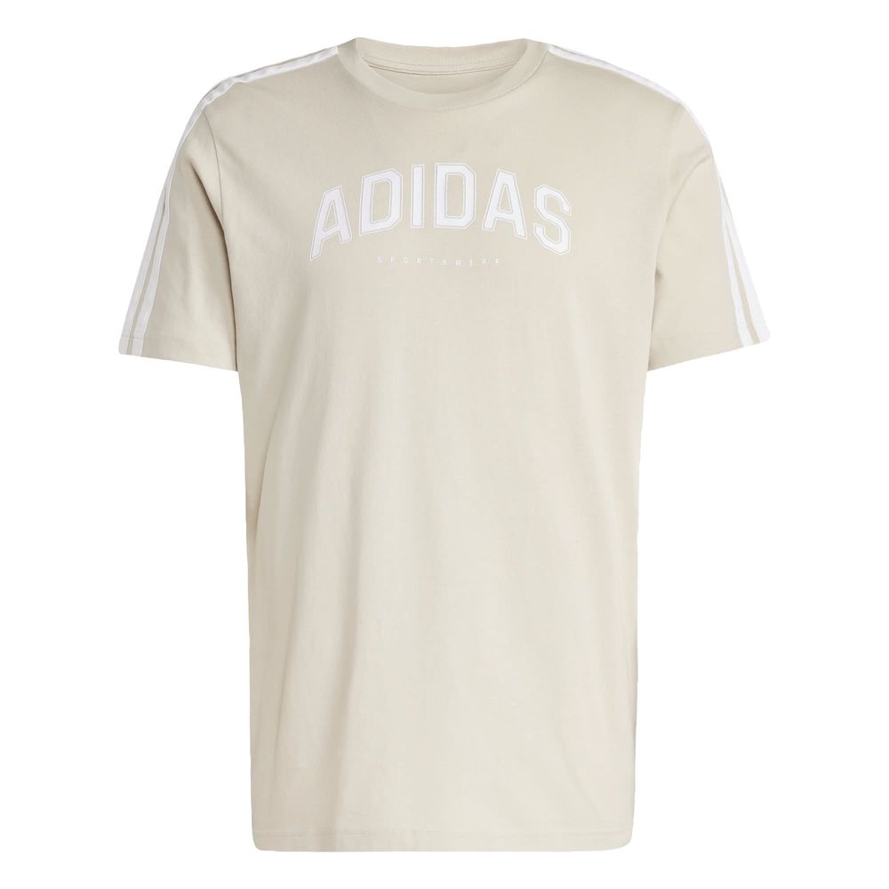 Foto 2 pulgar | M C Colleg Tee Adidas Gris para Hombre