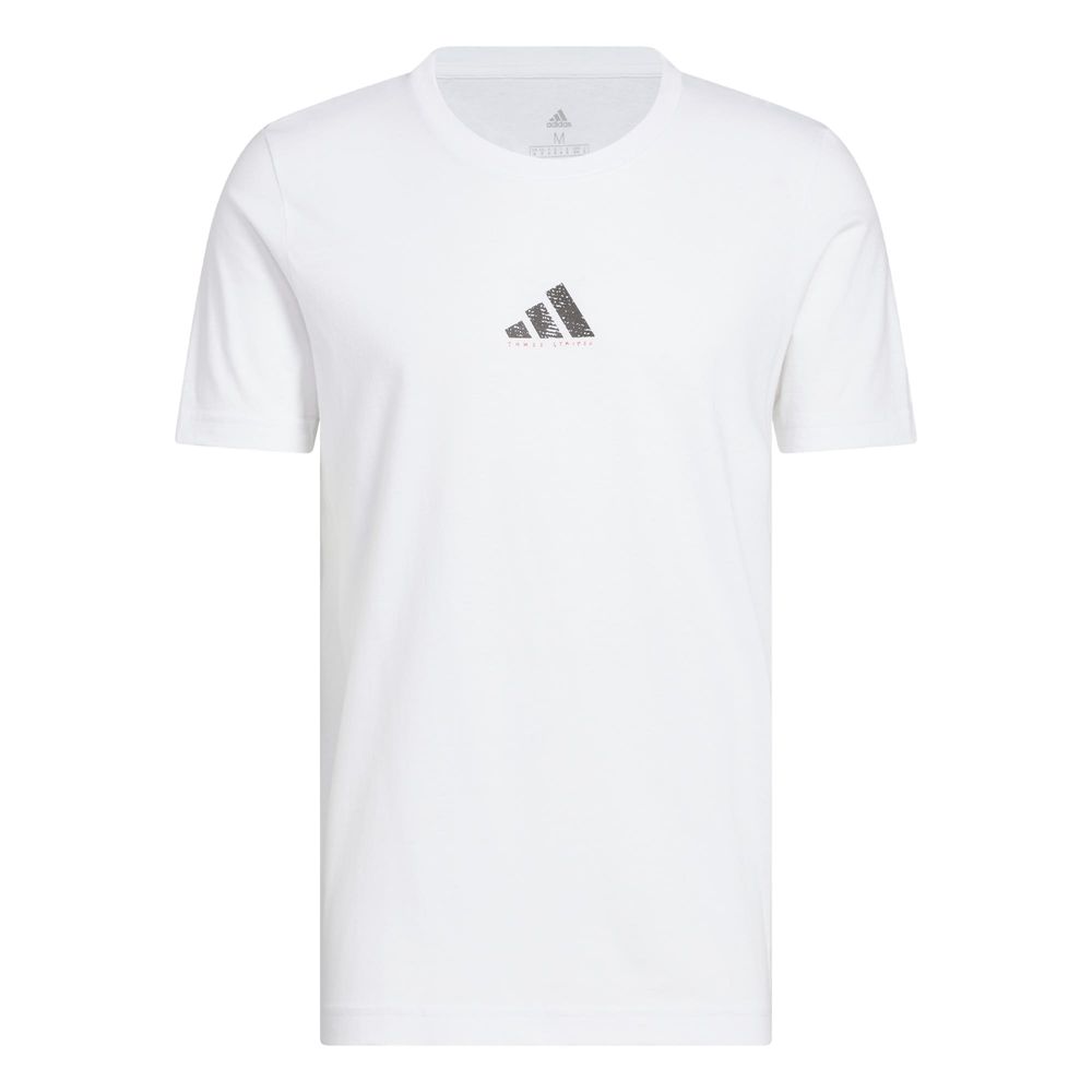 Playera Codes Photoreal Estampada Adidas Blanca para Hombre
