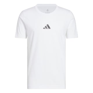 Foto 1 | Playera Codes Photoreal Estampada Adidas Blanca para Hombre