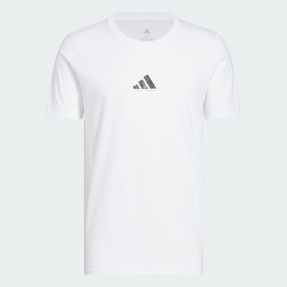 Foto 4 pulgar | Playera Codes Photoreal Estampada Adidas Blanca para Hombre