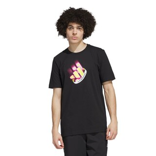 Foto 1 | Playera Adidas Neón Festvl T Negra