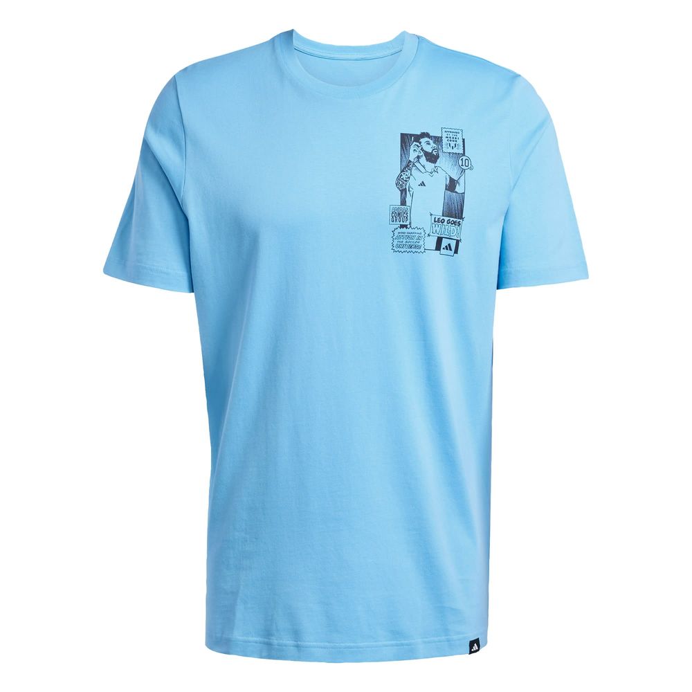 Playera Messi Icon G T Adidas Azul para Hombre