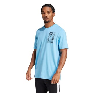 Foto 2 | Playera Messi Icon G T Adidas Azul para Hombre