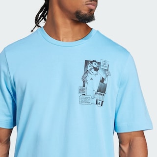 Foto 6 | Playera Messi Icon G T Adidas Azul para Hombre