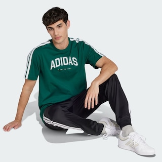 Foto 5 | M C Colleg Tee Adidas Verde para Hombre