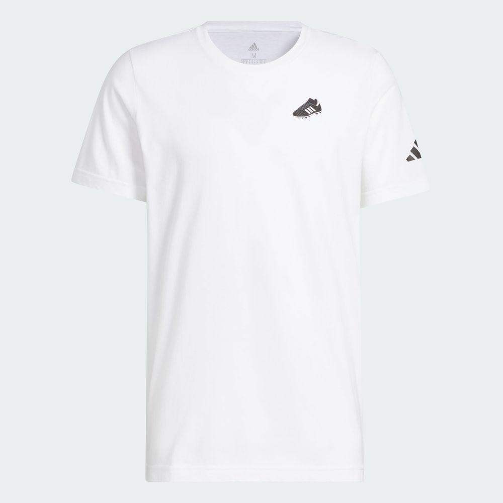 Foto 4 pulgar | Playera Copa Sign G T Adidas Blanca para Hombre