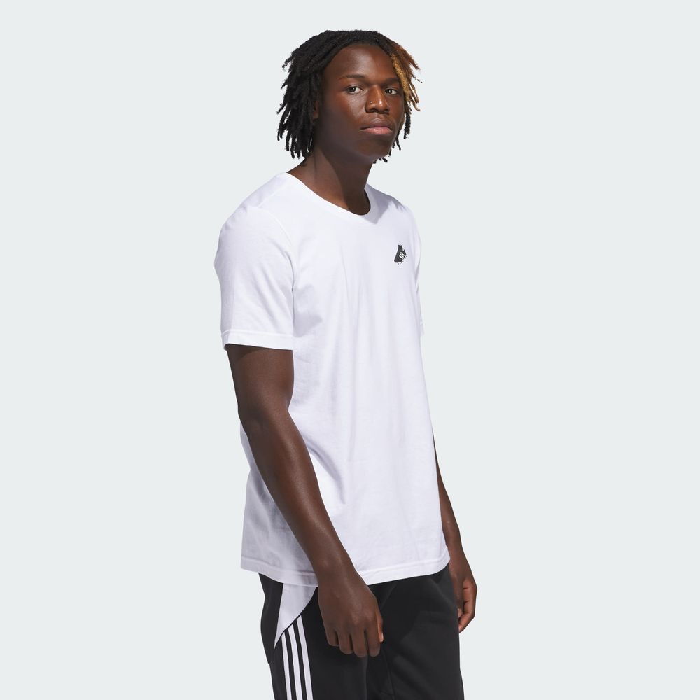 Foto 6 pulgar | Playera Copa Sign G T Adidas Blanca para Hombre