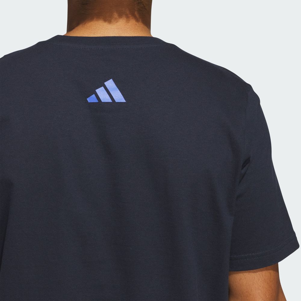 Foto 6 pulgar | Playera Adidas M Neón Festvl T Azul