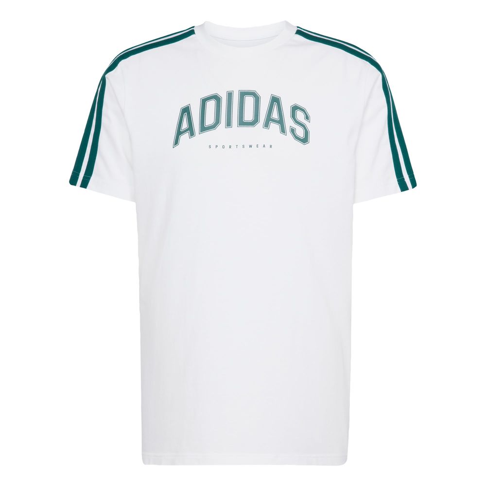 Foto 2 pulgar | M C Colleg Tee Adidas Blanco para Hombre