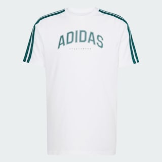 Foto 2 | M C Colleg Tee Adidas Blanco para Hombre