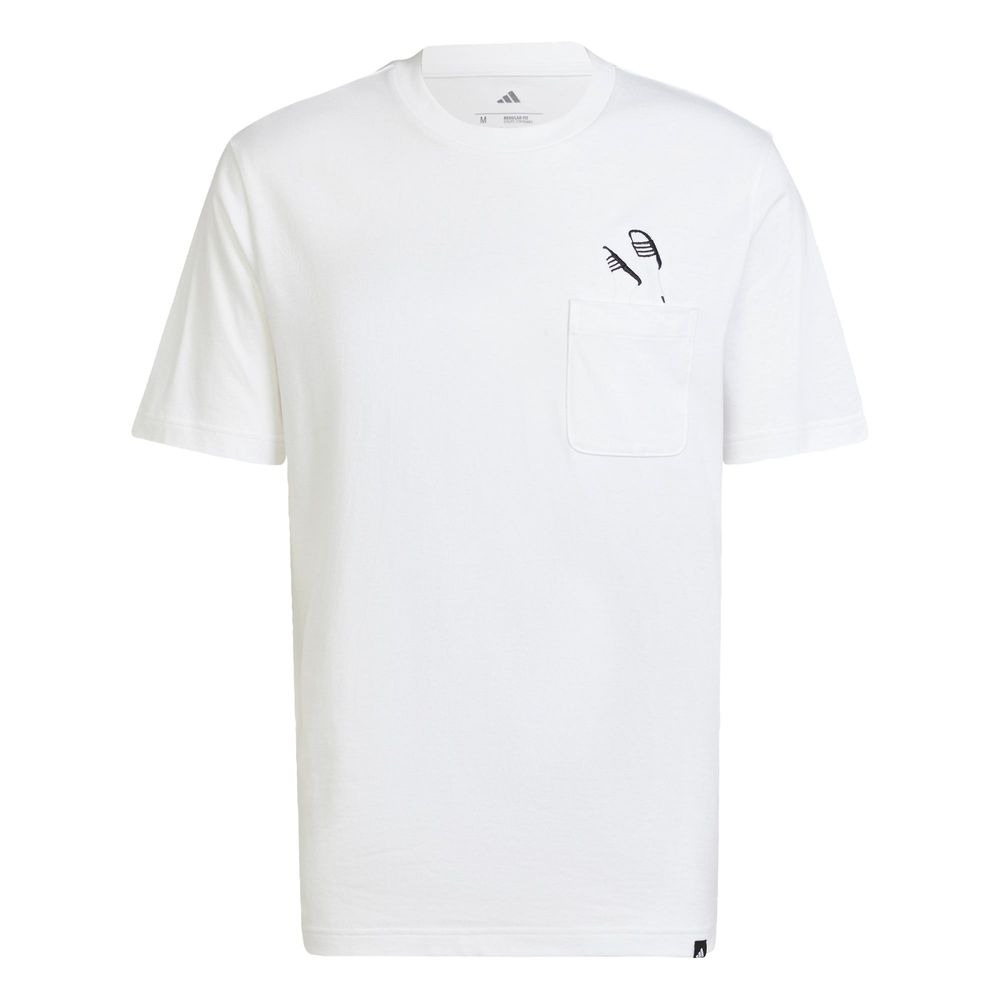 Foto 2 pulgar | M L Slide Pkt T Adidas Blanco para Hombre