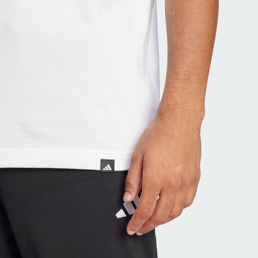 Foto 9 pulgar | M L Slide Pkt T Adidas Blanco para Hombre