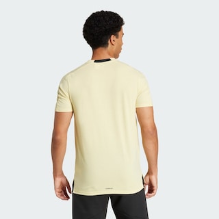 Foto 4 | Playera de Entrenamiento Designed For Training Adidas Amarilla para Hombre