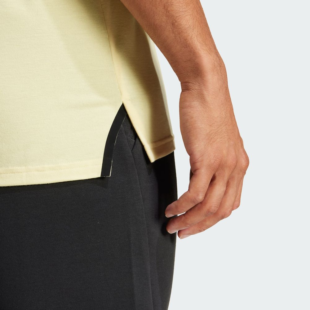 Foto 8 pulgar | Playera de Entrenamiento Designed For Training Adidas Amarilla para Hombre