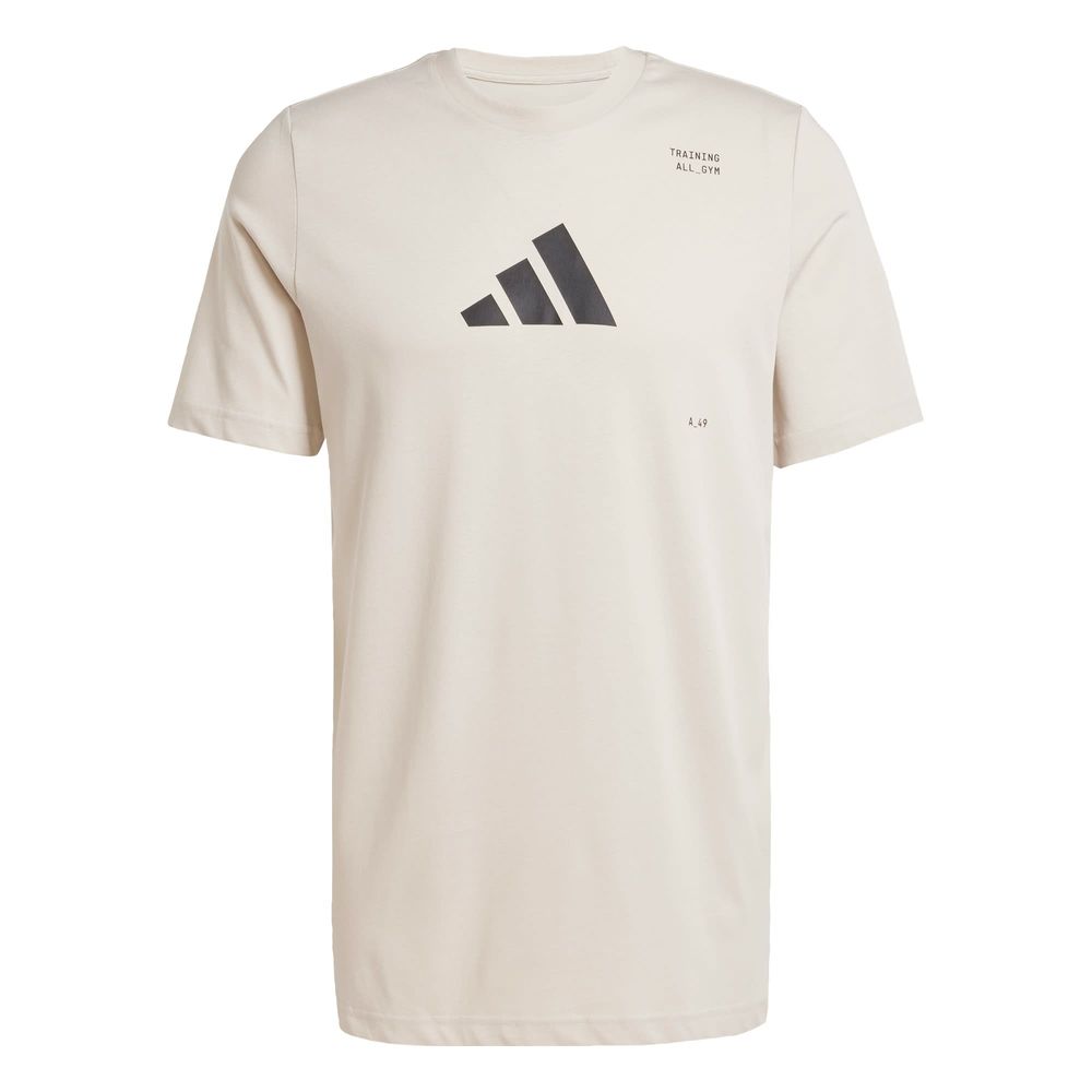 Foto 1 | Playera Estampada All-Gym Category Adidas Gris para Hombre