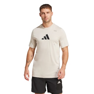 Foto 2 | Playera Estampada All-Gym Category Adidas Gris para Hombre