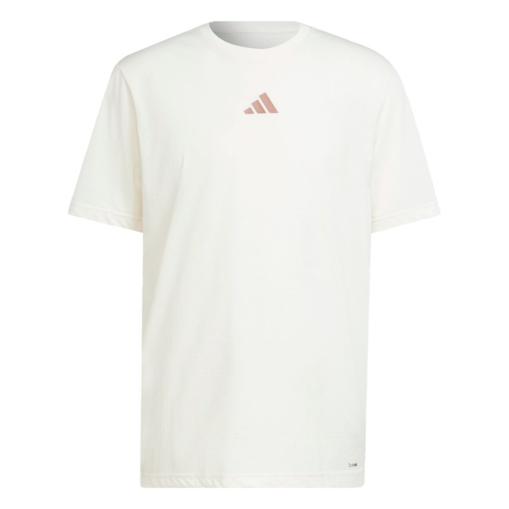 Playera Adidas de Entrenamiento Climacool One Rep At A Time Estampada Blanco para Hombre
