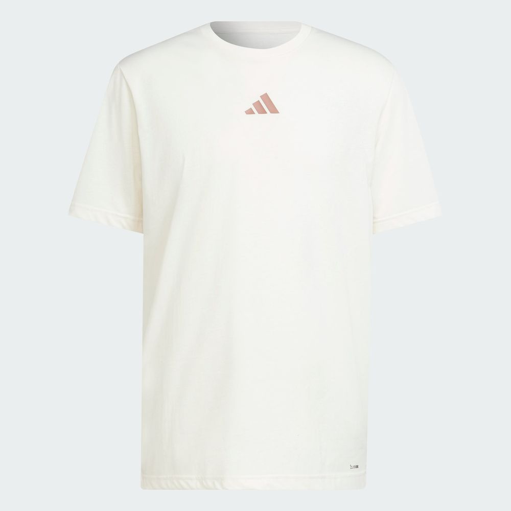Foto 4 pulgar | Playera Adidas de Entrenamiento Climacool One Rep At A Time Estampada Blanco para Hombre