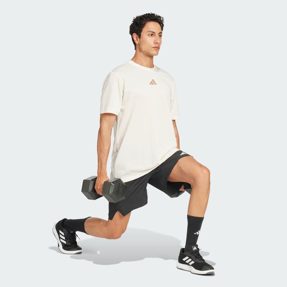 Foto 6 pulgar | Playera Adidas de Entrenamiento Climacool One Rep At A Time Estampada Blanco para Hombre