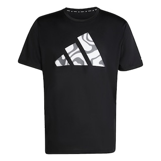 Foto 1 | Run It Bl Tee M Adidas Negro Hombre