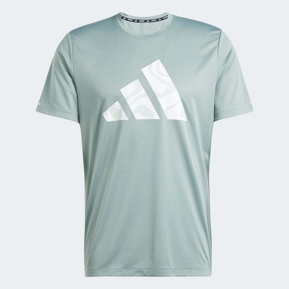 Foto 4 pulgar | Run It Bl Tee M Adidas Verde Hombre