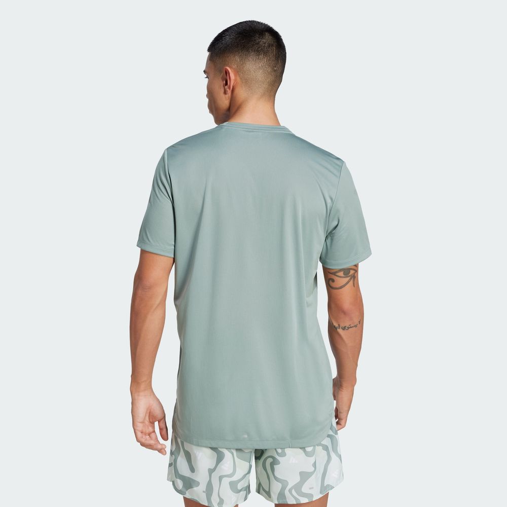 Foto 5 pulgar | Run It Bl Tee M Adidas Verde Hombre