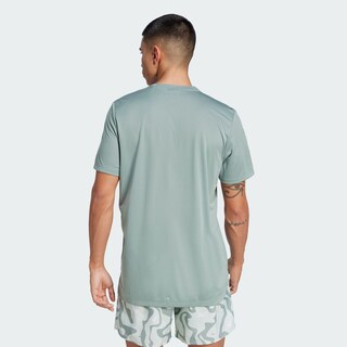 Foto 4 | Run It Bl Tee M Adidas Verde Hombre