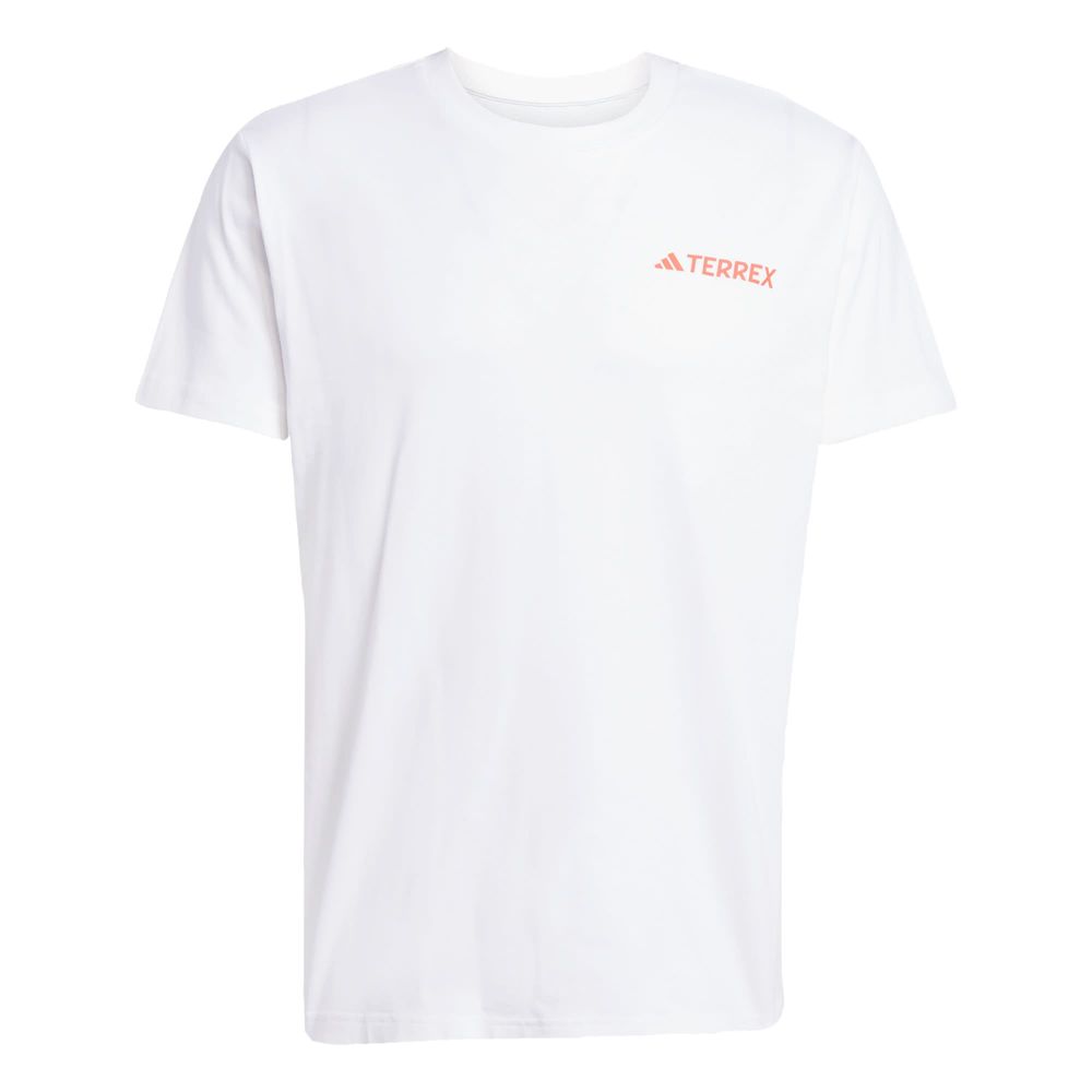 Playera Puzzle Back Gfx Adidas Blanca Unisex