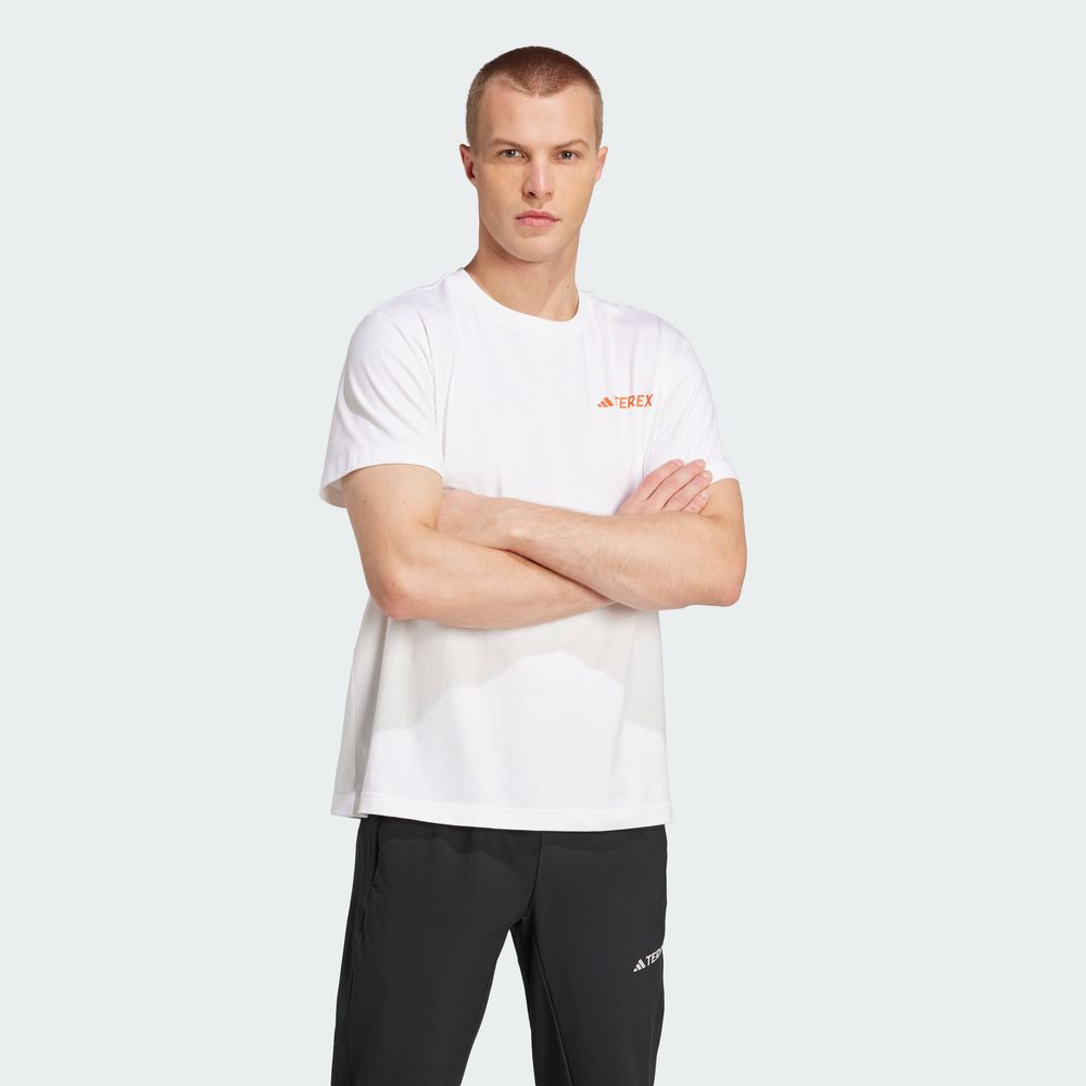 Foto 7 pulgar | Playera Puzzle Back Gfx Adidas Blanca Unisex