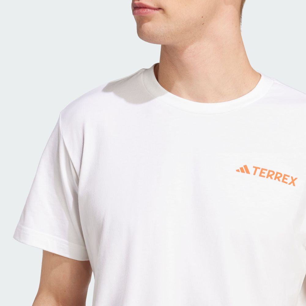 Foto 8 pulgar | Playera Puzzle Back Gfx Adidas Blanca Unisex