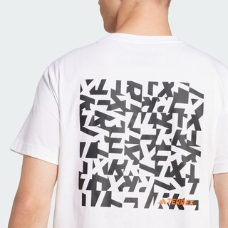 Foto 8 | Playera Puzzle Back Gfx Adidas Blanca Unisex