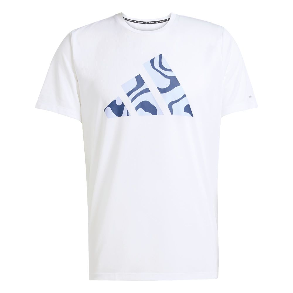 Foto 2 pulgar | Run It Bl Tee M Adidas Blanco Hombre