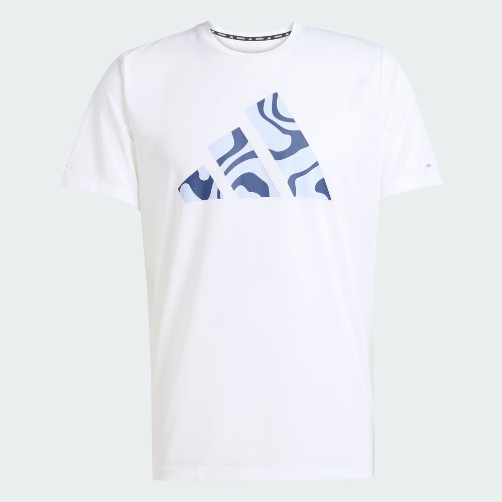 Foto 4 pulgar | Run It Bl Tee M Adidas Blanco Hombre