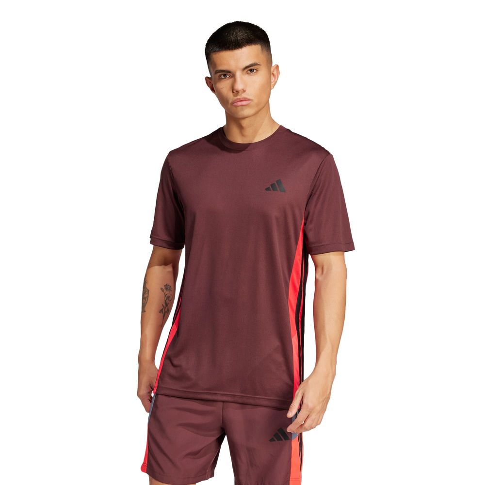 Foto 3 pulgar | Tr Ess Cb Tee Adidas Rojo Hombre
