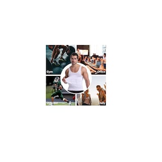 Foto 3 | Camiseta Faja Playera Reductora Moldeadora para Hombre Eo Safe Imports Blanco