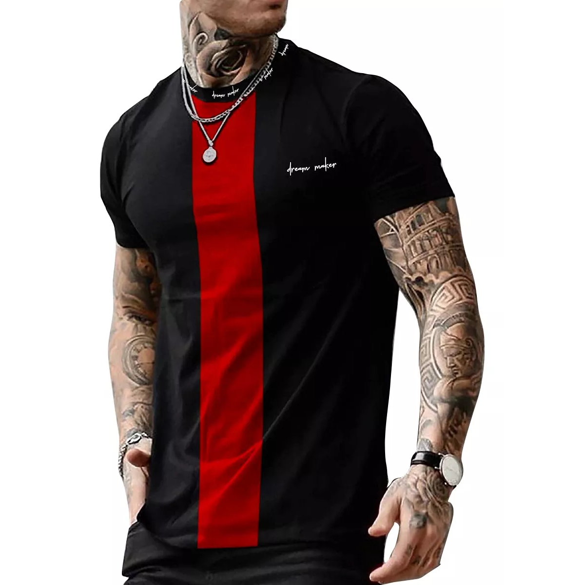 Foto 3 pulgar | Playera Deportiva Eo Safe Imports ESI-17768 Multicolor para Hombre