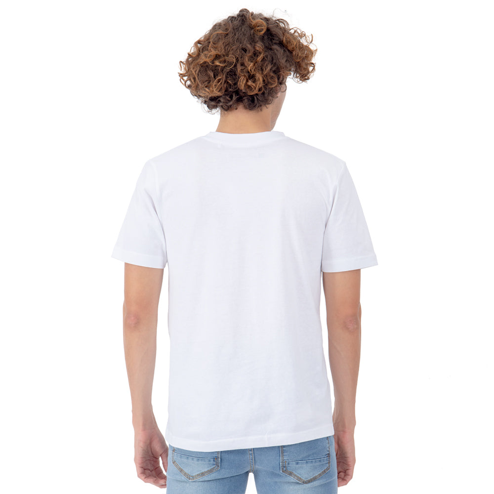 Foto 3 | Playera Manga Corta Slim Fit Básica Quarry Blanca para Hombre