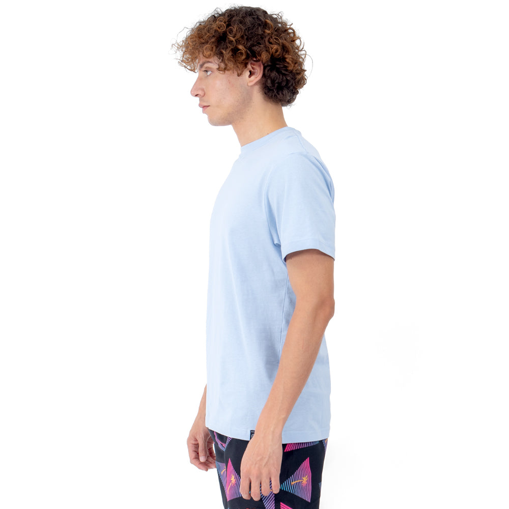 Foto 2 | Playera Manga Corta Slim Fit Básica Quarry Azul para Hombre